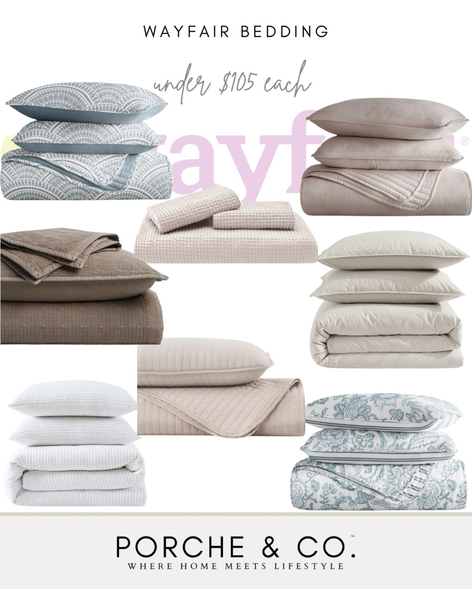 Wayfair, Wayfair bedding, Wayfair decor, bedroom decor, bed styling, neutral bedding
#visionboard #moodboard #porcheandco

#LTKStyleTip #LTKHome #LTKSeasonal