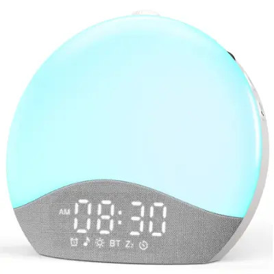Ecozy - Sunrise Alarm Clock, White Noise Sound Machine, Upgraded Backlit Buttons for Bedrooms, 26... | Best Buy U.S.