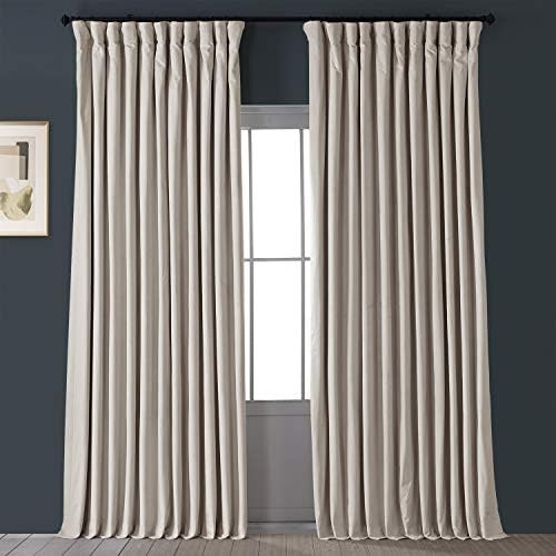 HPD Half Price Drapes VPCH-VET1217-108 Signature Extra Wide Velvet Blackout Curtain (1 Panel), 10... | Amazon (US)