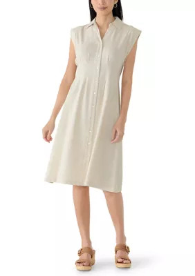 Petite Button Through Dress | Belk