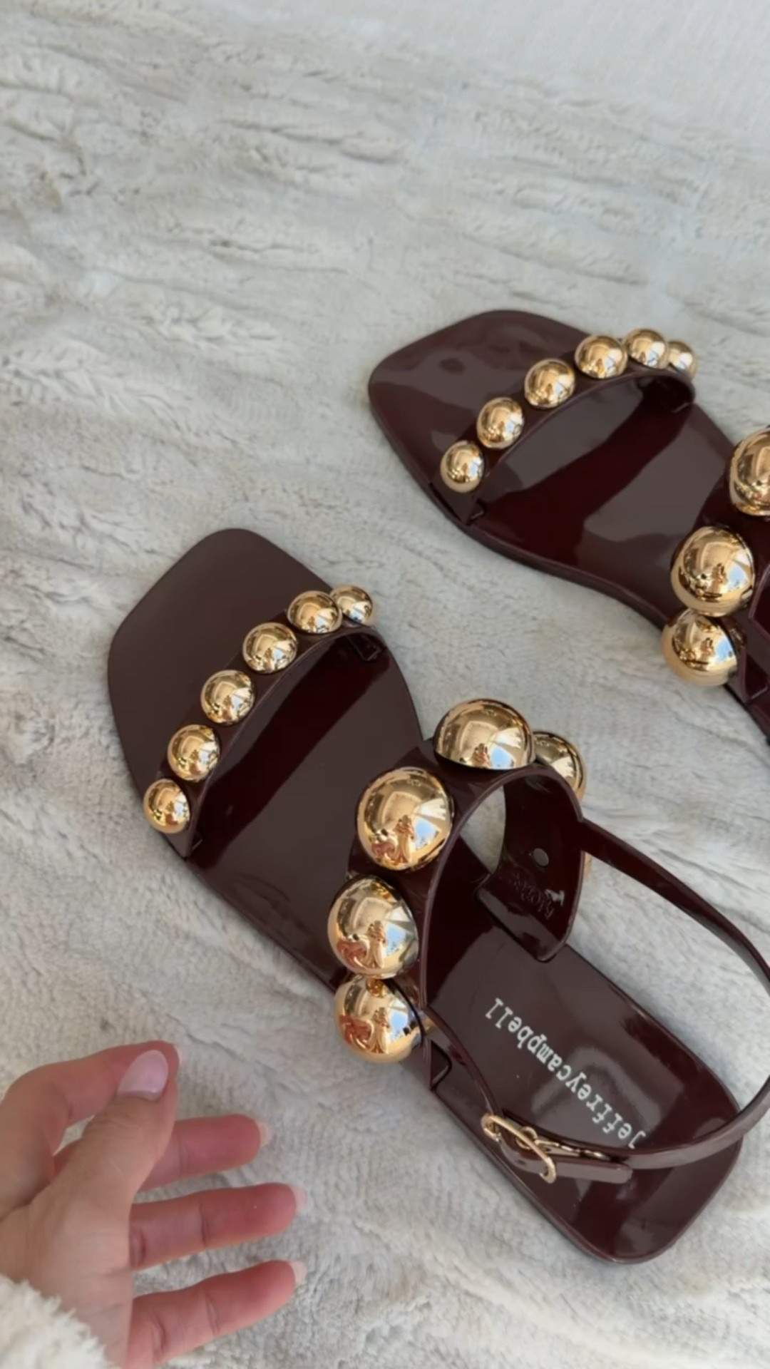 Jeffrey Campbell jelly sandals, studded sandals, spring sandals, summer sandals, annabrstyle