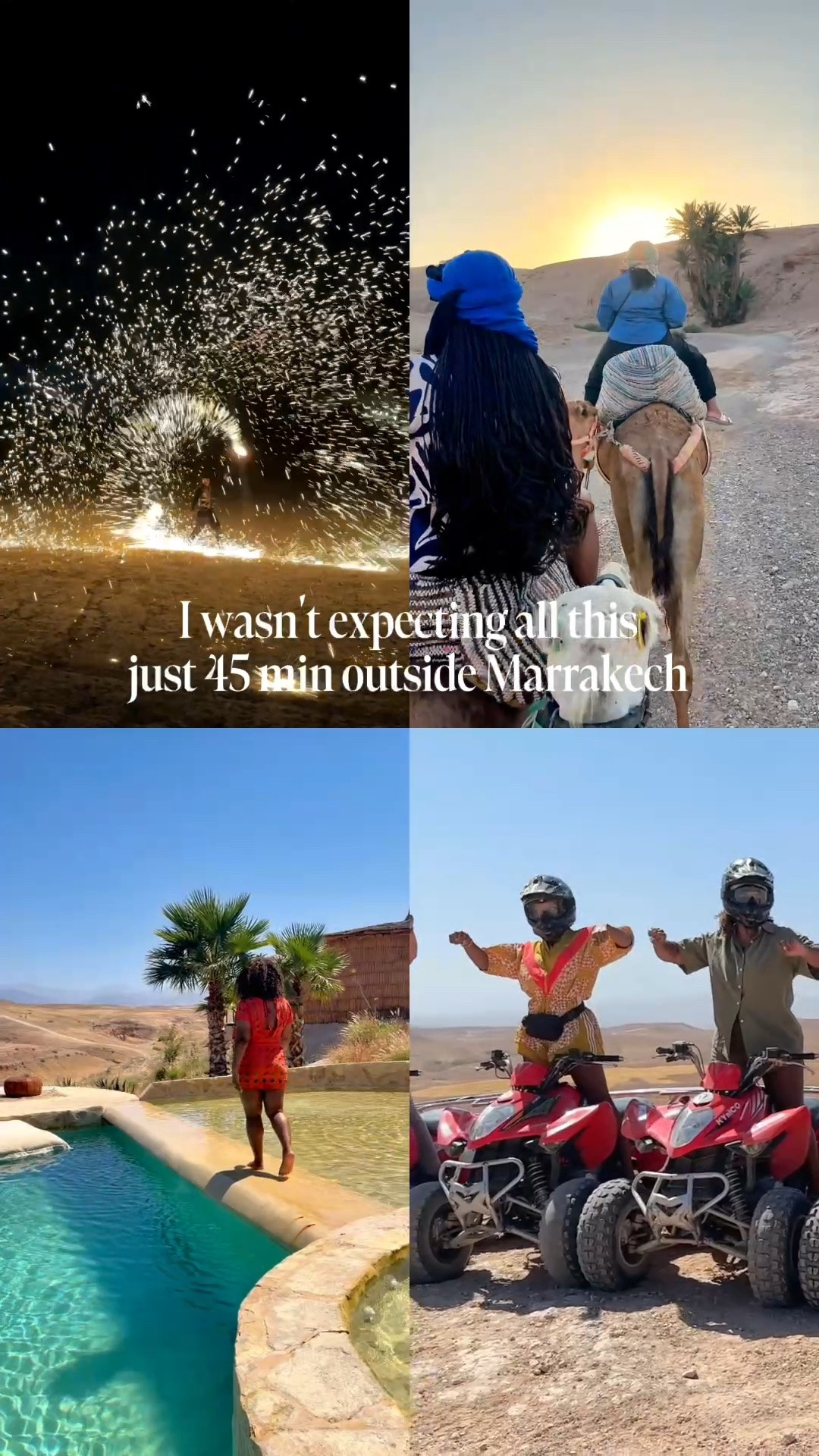 Morocco Days 7 & 8 were spent in the Agafay Desert, and we had a time! I linked all my outfits.  Let me know if you have any questions about sizing.

#LTKdayinmylife #LTKTravel #LTKvlog