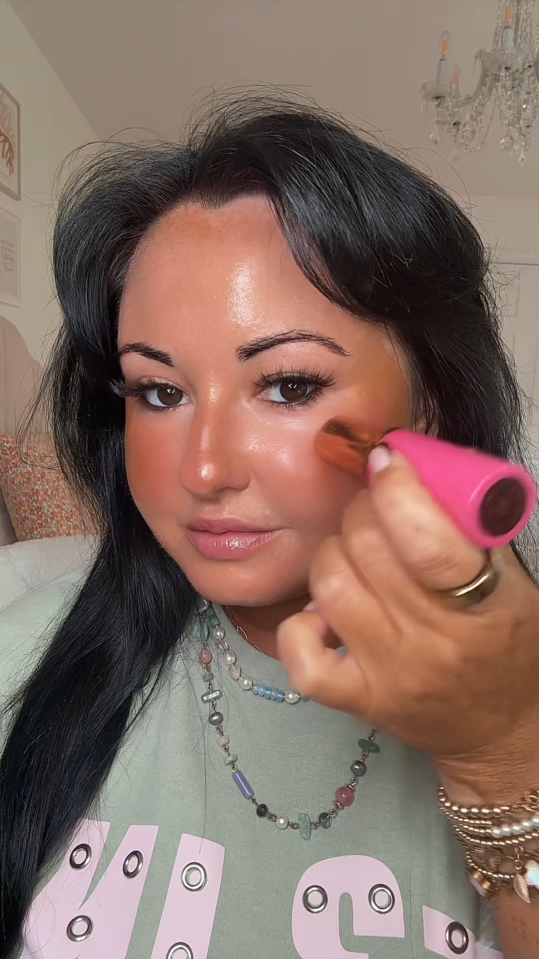 Glow in every shade of pink 💓pink makeup, pink glam, pink blush, pink eyeshadow, glowy pink makeup, glowy makeup, pink lip gloss 

#LTKBeauty