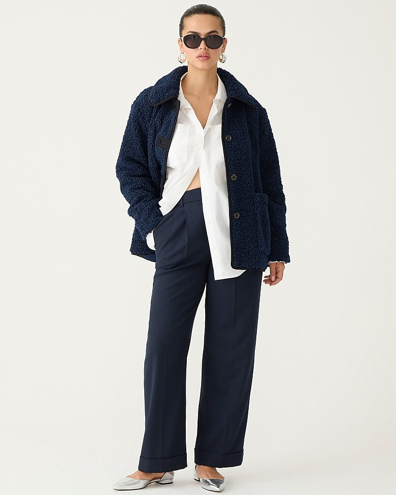 Teddy sherpa jacket | J. Crew US