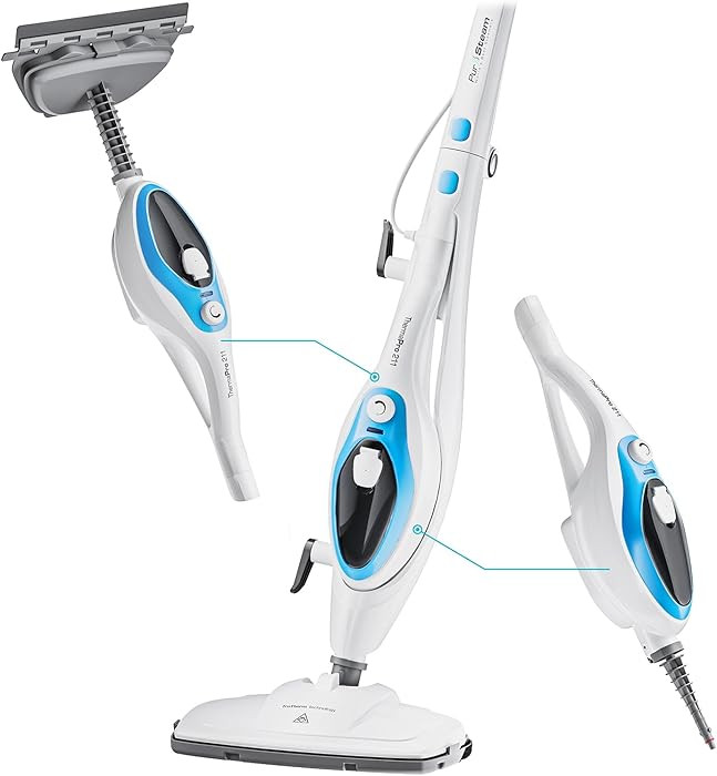 PurSteam 10-in-1 Steam Mop, Floor Steamer with Detachable Handheld Steam Cleaner for Tile, Hardwo... | Amazon (US)