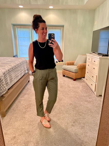 Casual airy work outfit 

Pants: small
Top: small
Shoes: tts

#LTKSeasonal #LTKOver40 #LTKWorkwear