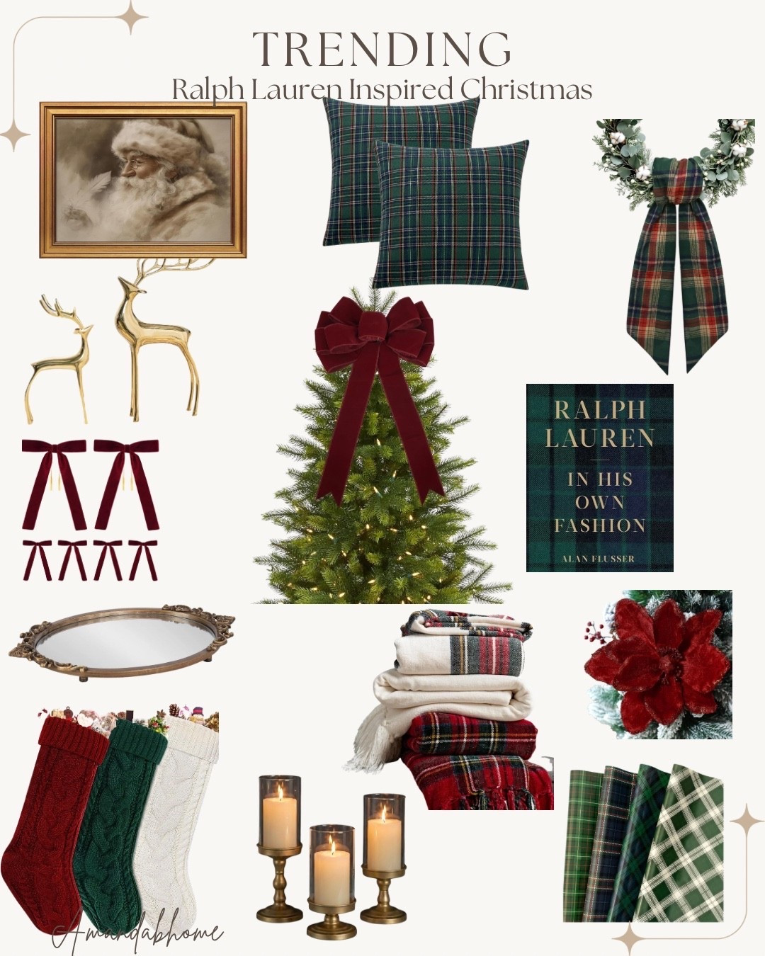 Ralph Lauren Christmas decor Inspo🎄✨

#LTKU #LTKHome #LTKSeasonal