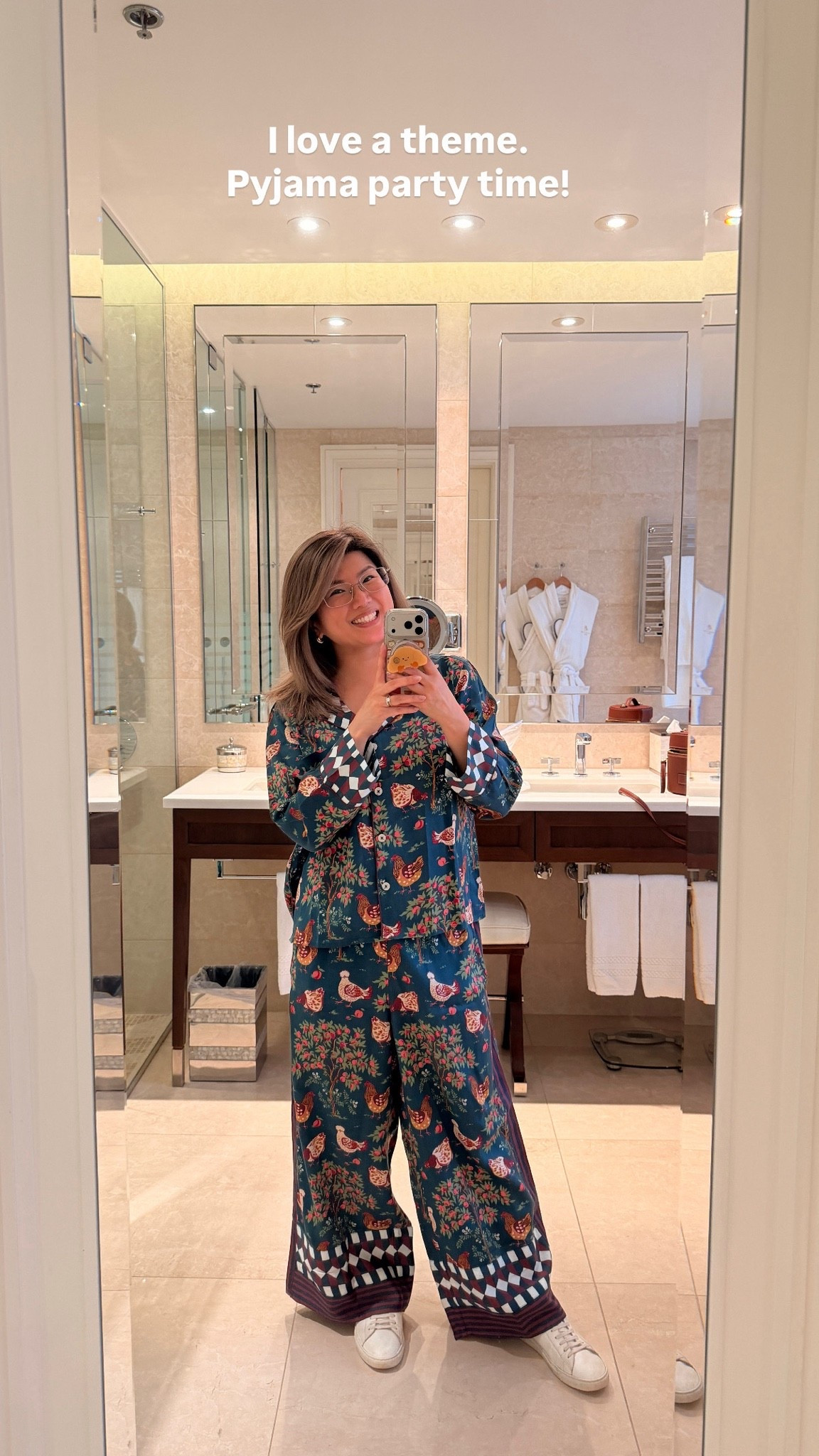 These pjs feel like silk but it’s cotton. I swear I was slipping around in bed lol! But how cute is the print?! And they also do them in petite sizes. I’ve been eyeing them forever and splurged for a pj themed party.

#LTKpetite #LTKhome #LTKstyletip