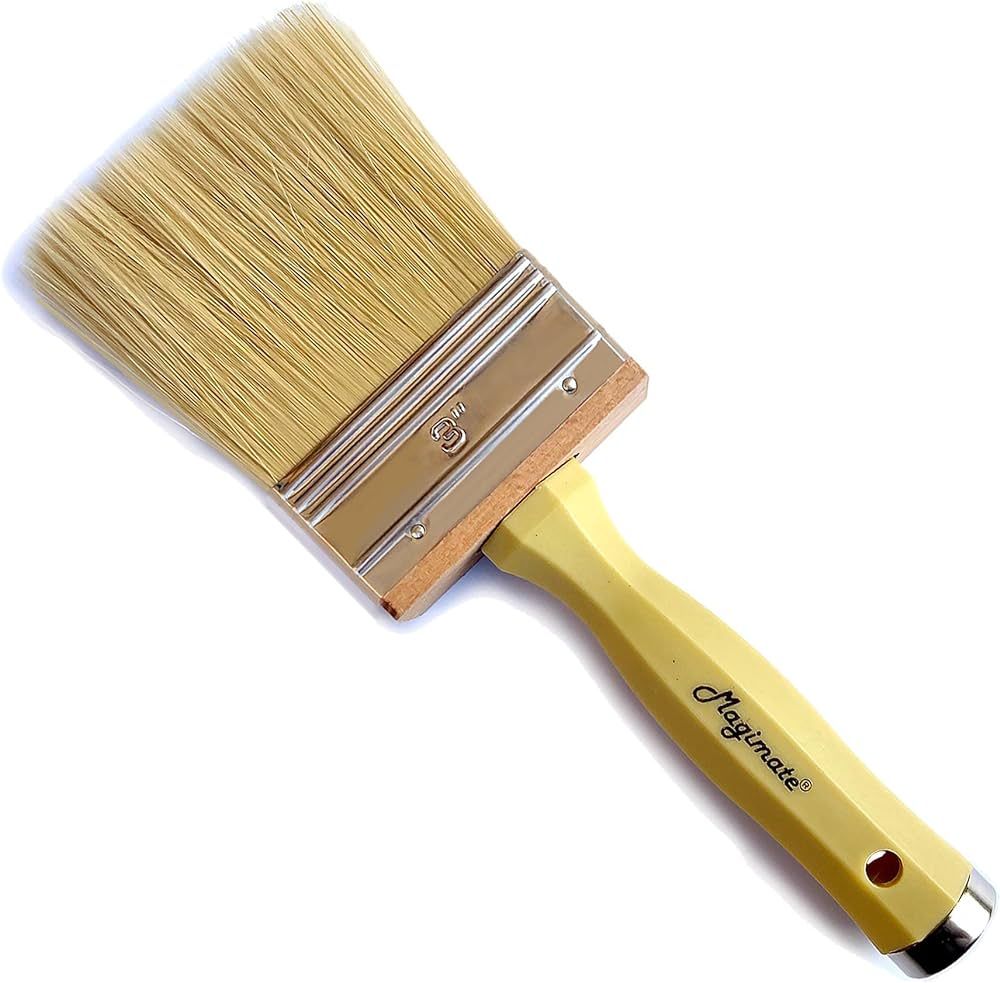 3 Inch Block Stain Brush, Thick Paint Brush, Fence Deck Stain Applicator, Soft Bristle Brush for ... | Amazon (US)