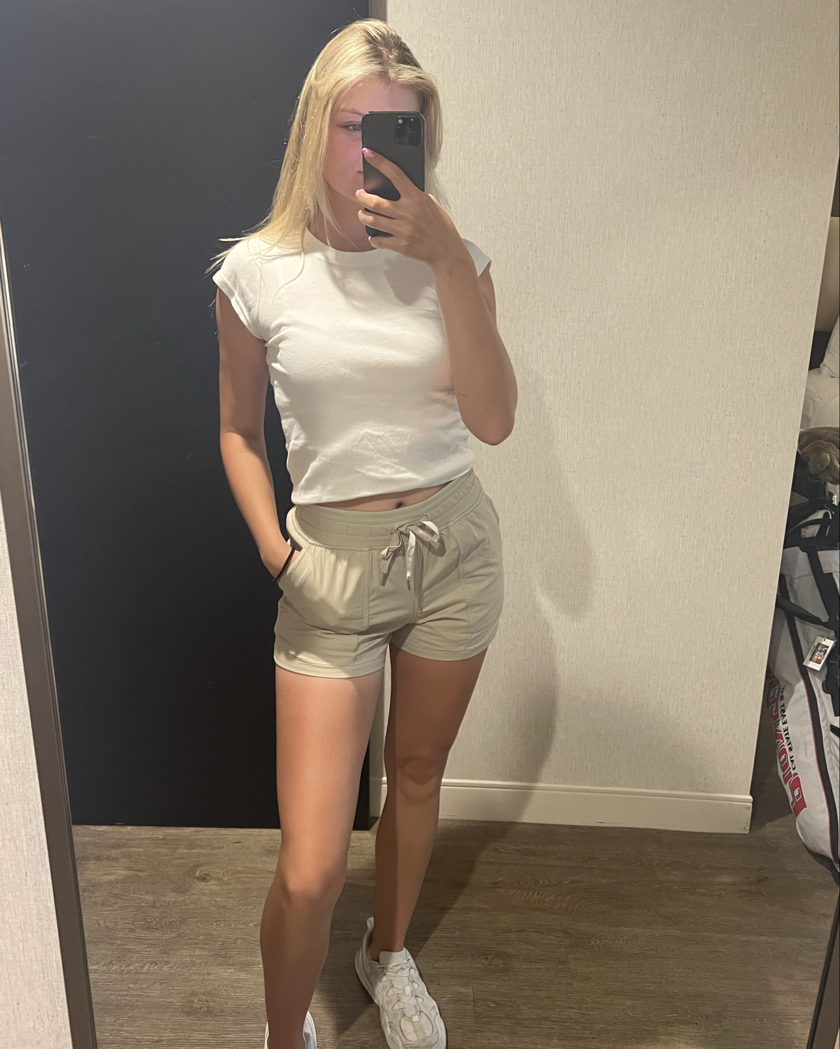 Lulu shorts (long enough for tall girls)! So comfy! I am 5'11 #LTKfitness

#LTKActive