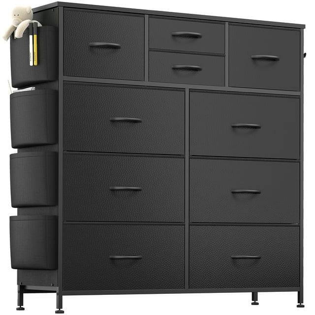 GIKPAL Dresser for Bedroom with 12 Drawer Tall Dresser Chest of Drawers Fabric Dressers Storage f... | Walmart (US)