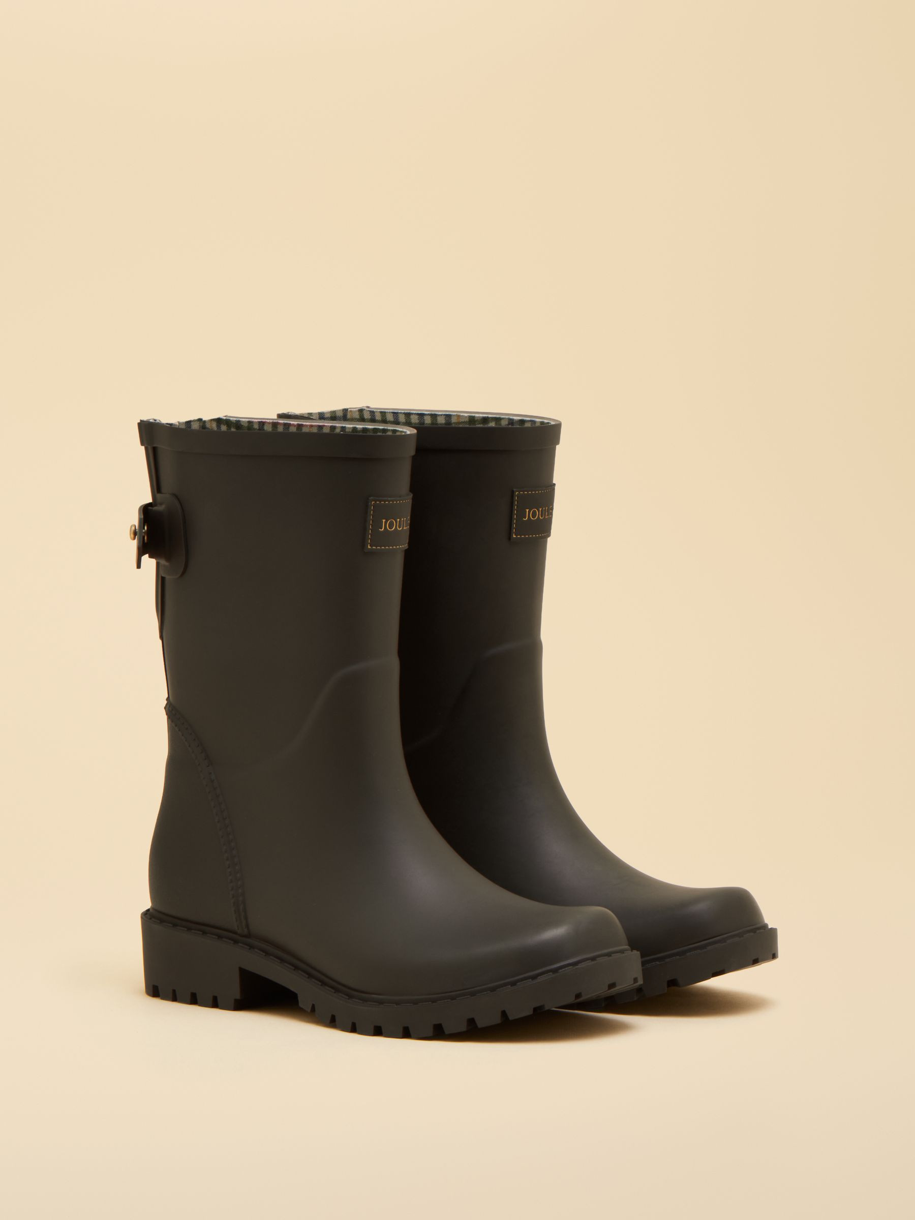 Wistow Brown Adjustable Mid Calf Wellies | Joules | Joules