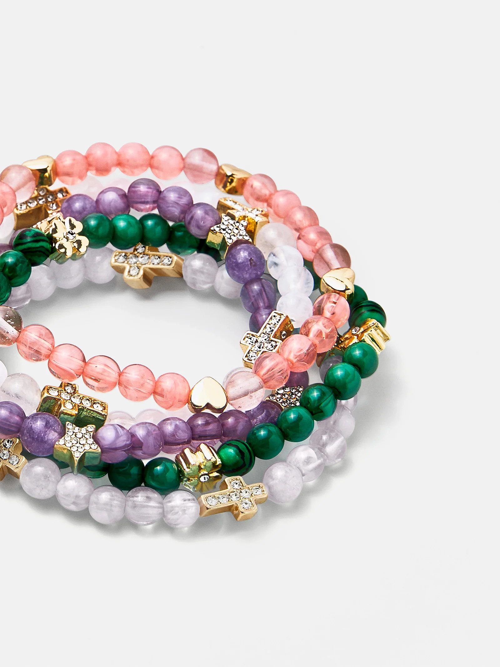 Peace of Mind Semi-Precious Bracelet - Cross | BaubleBar