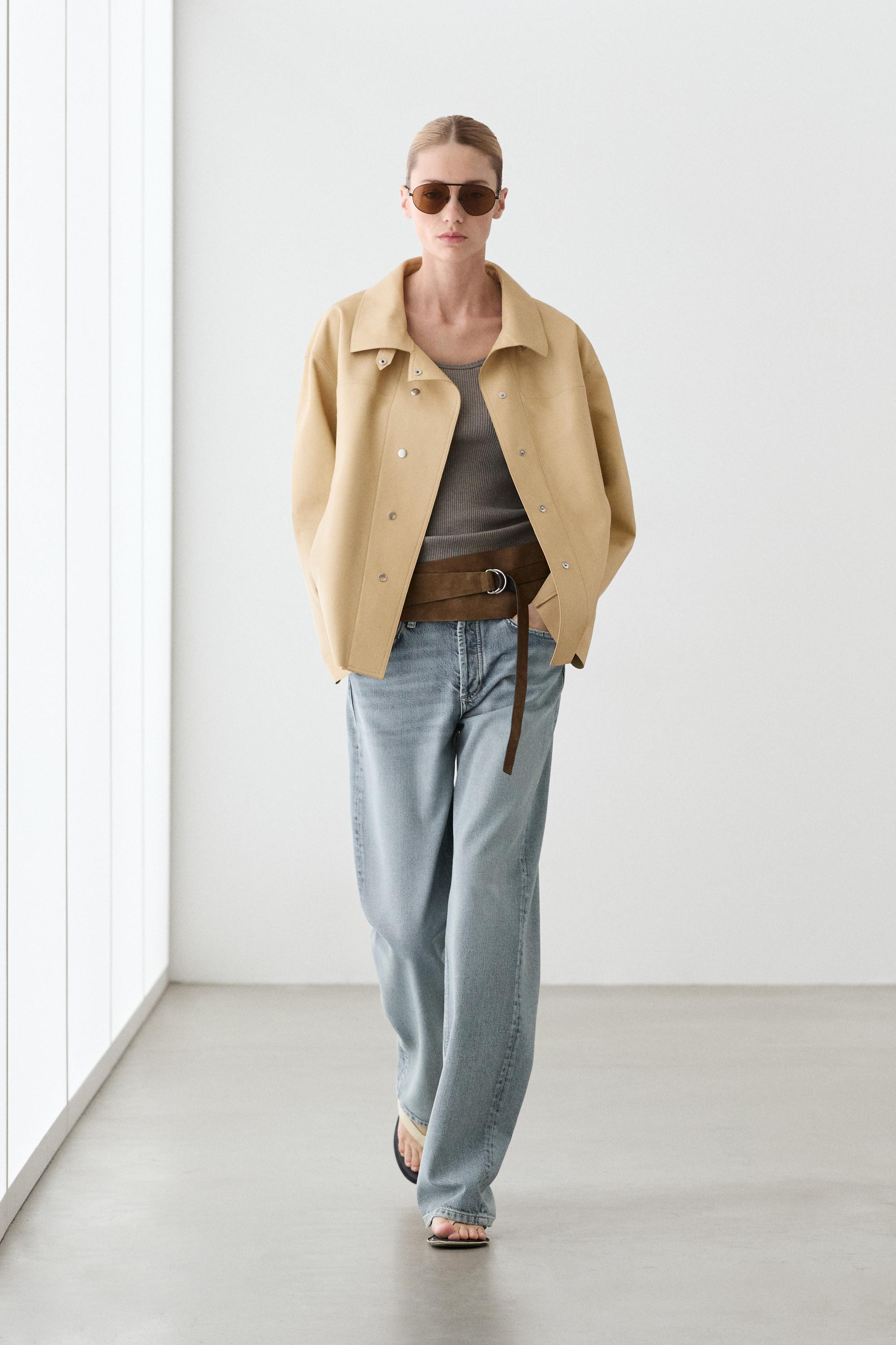 Nappa leather shirt | Massimo Dutti US