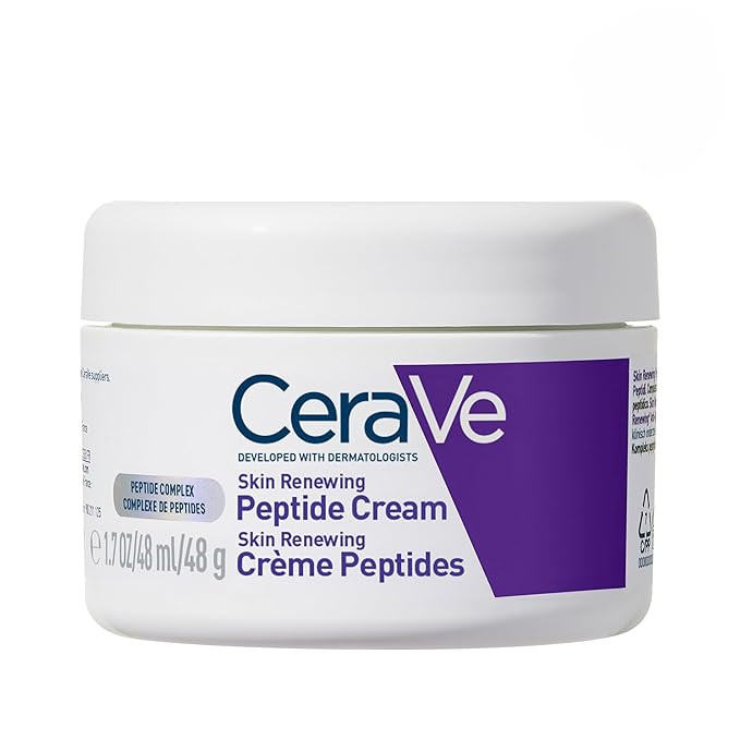 CeraVe Skin Renewing Night Cream, Niacinamide, Peptide Complex, and Hyaluronic Acid Moisturizer f... | Amazon (US)