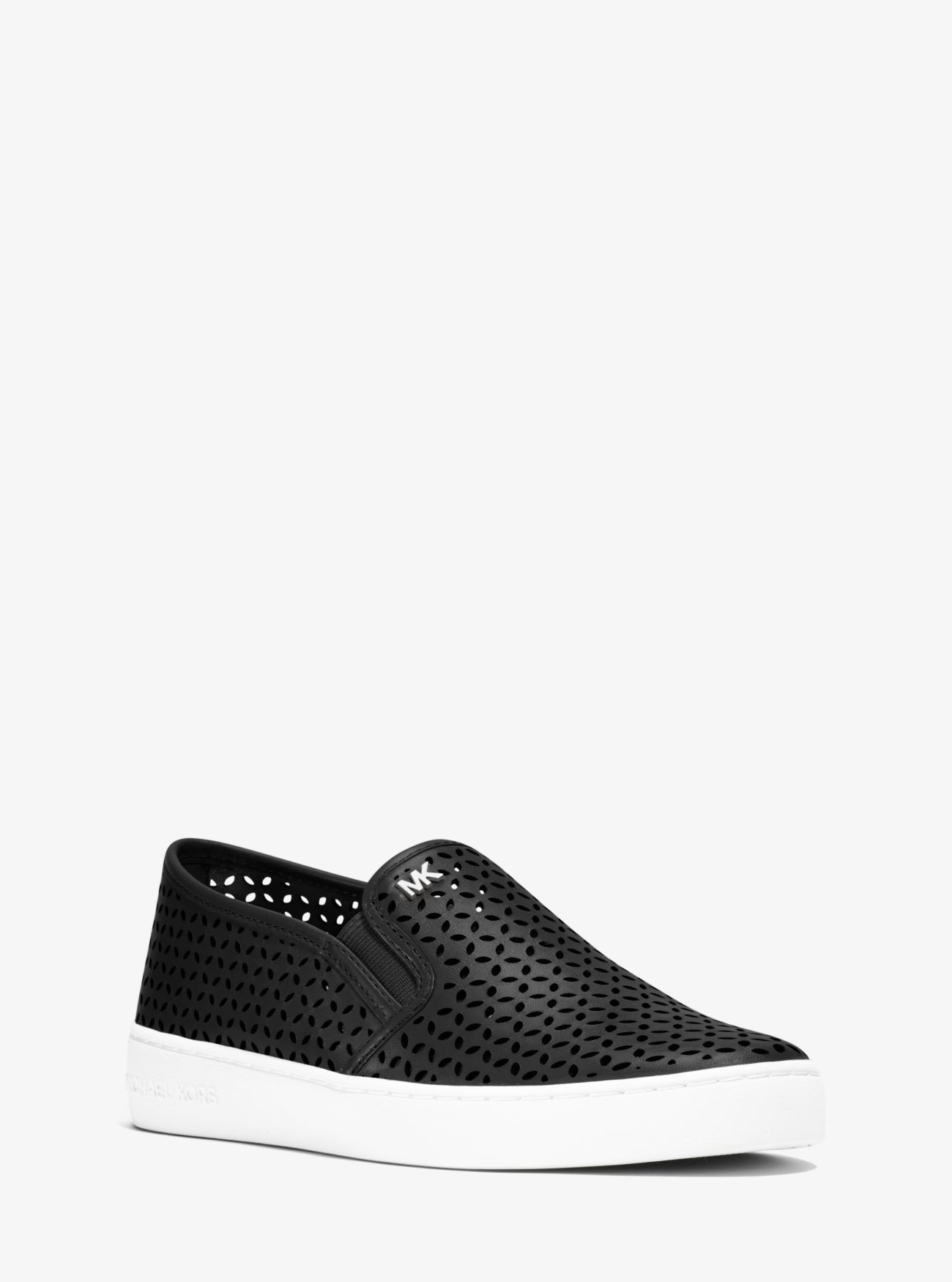 Olivia Perforated Leather Slip-On Sneaker | Michael Kors US