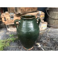 Antique Green Ceramic Pot, Old Terracotta Pots.antique Pottery | Etsy (US)