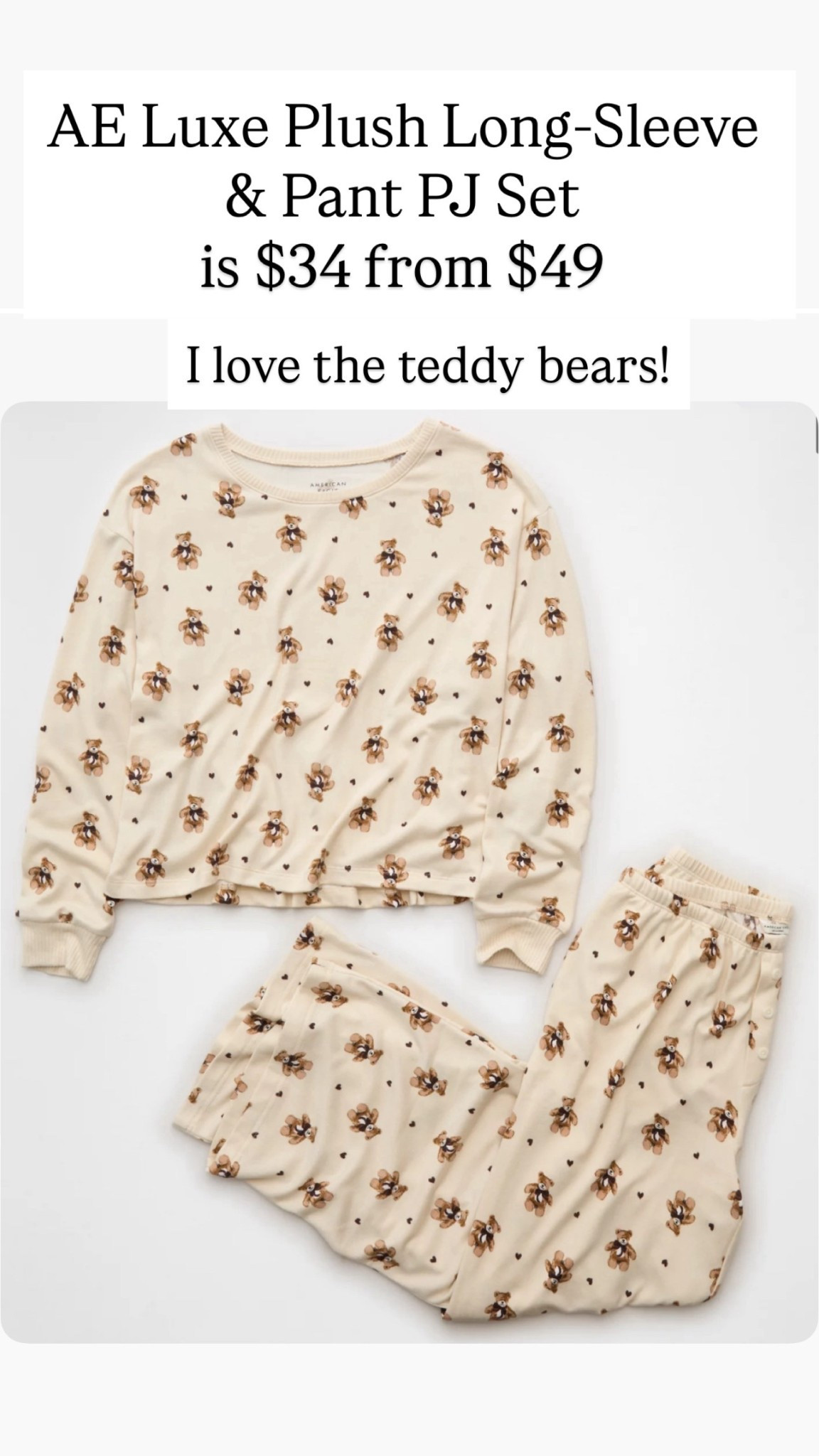 Cutest plush pajama sets! These are just the best so comfortable and on sale for $34 from $49

#LTKSaleAlert #LTKStyleTip