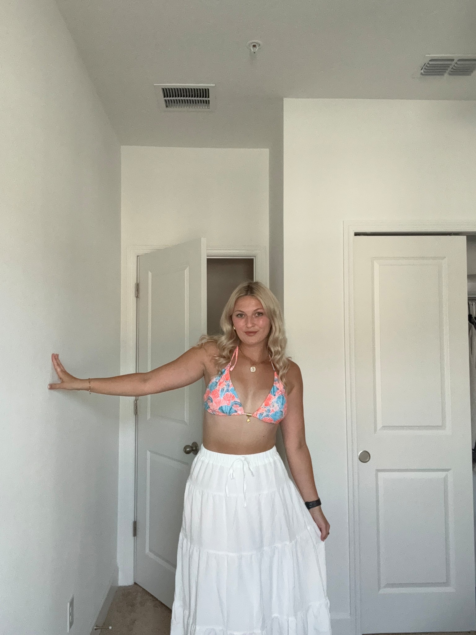 2 piece bathing suit with seashell charm paired with maxi white skirt😇

#LTKStyleTip #LTKFindsUnder50 #LTKSwim