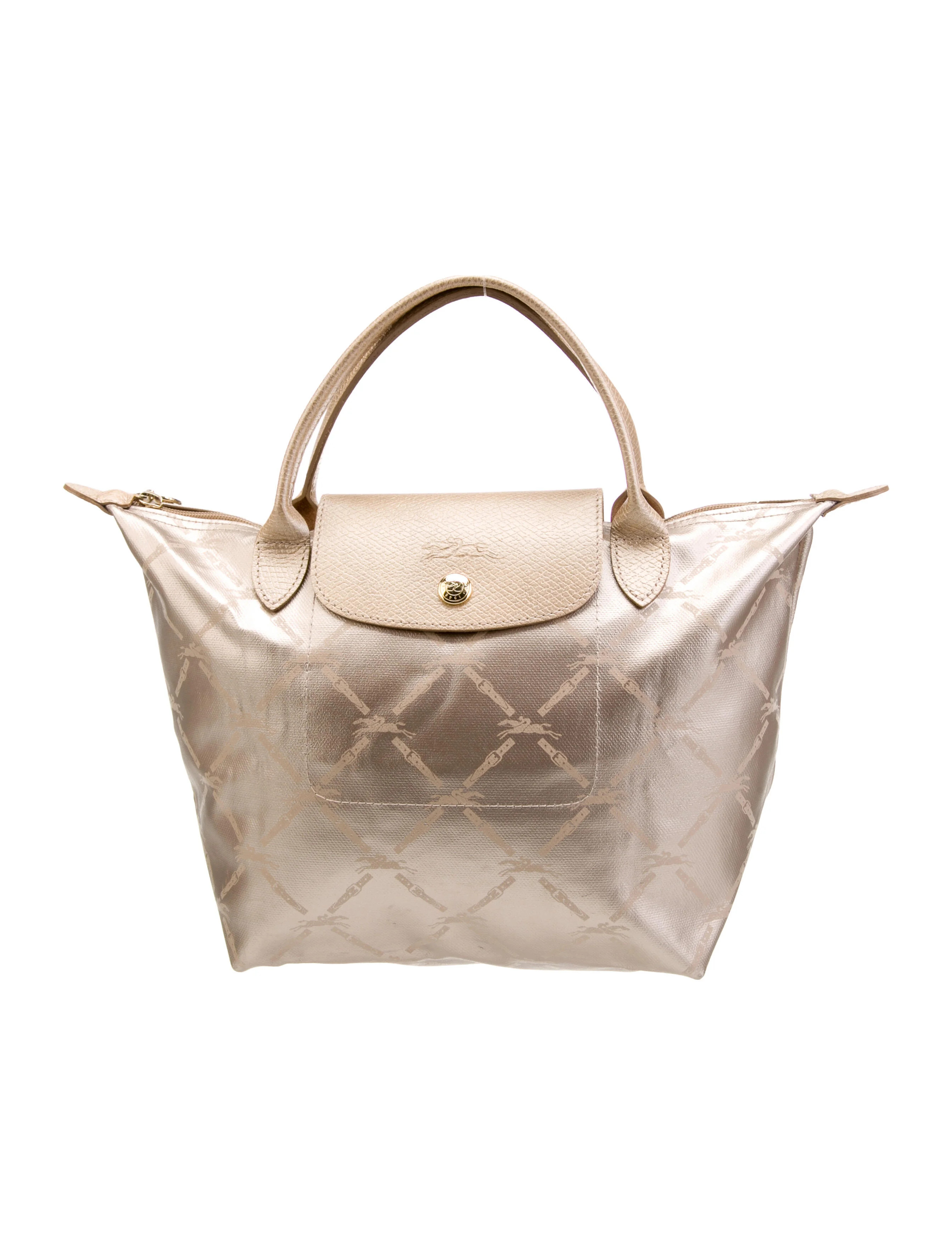 Coated Canvas Le Pliage Tote Bag | The RealReal