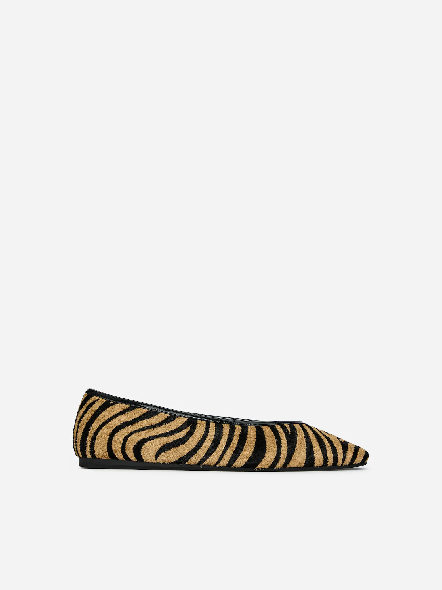 Pony Hair-Effect Ballerinas | Arket UK