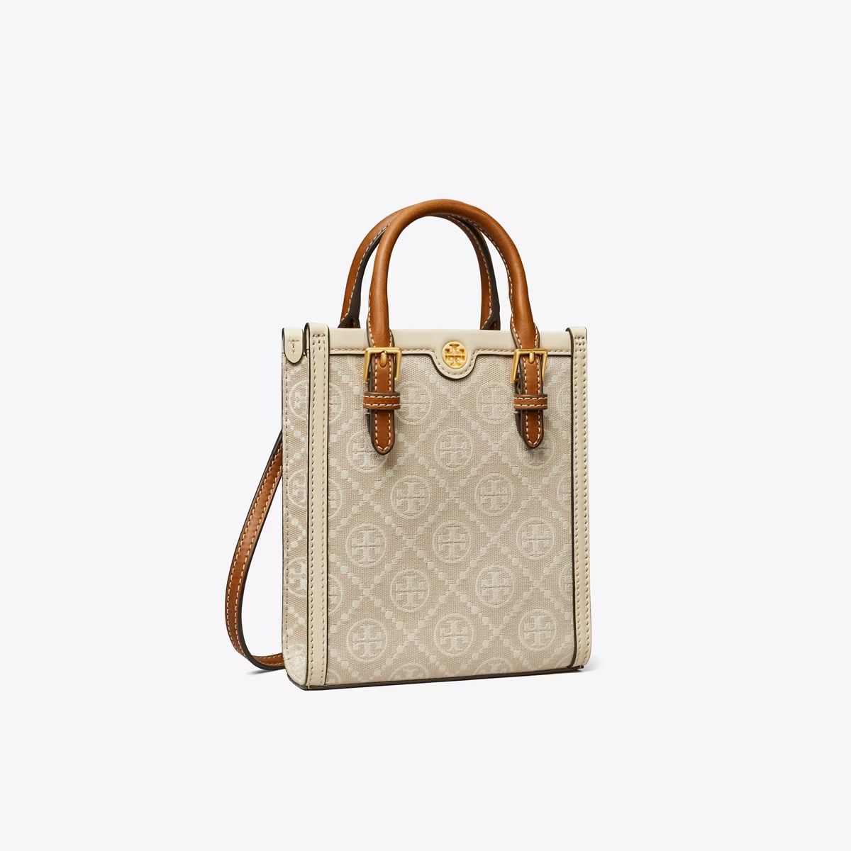 Mini T Monogram Tote: Women's Designer Crossbody Bags | Tory Burch | Tory Burch (US)