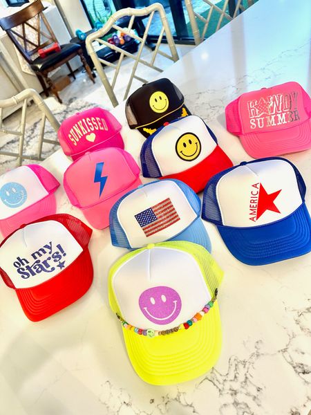 Obsessed with these trucker hats! So cute  for the summer! So many fun prints! 

#LTKunder50 #LTKFind #LTKstyletip