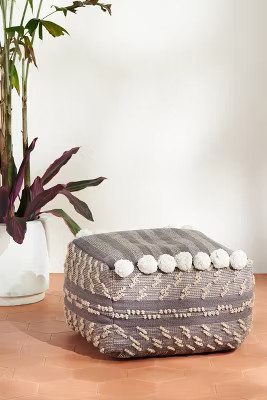 Callie Indoor/Outdoor Pouf | Anthropologie (US)