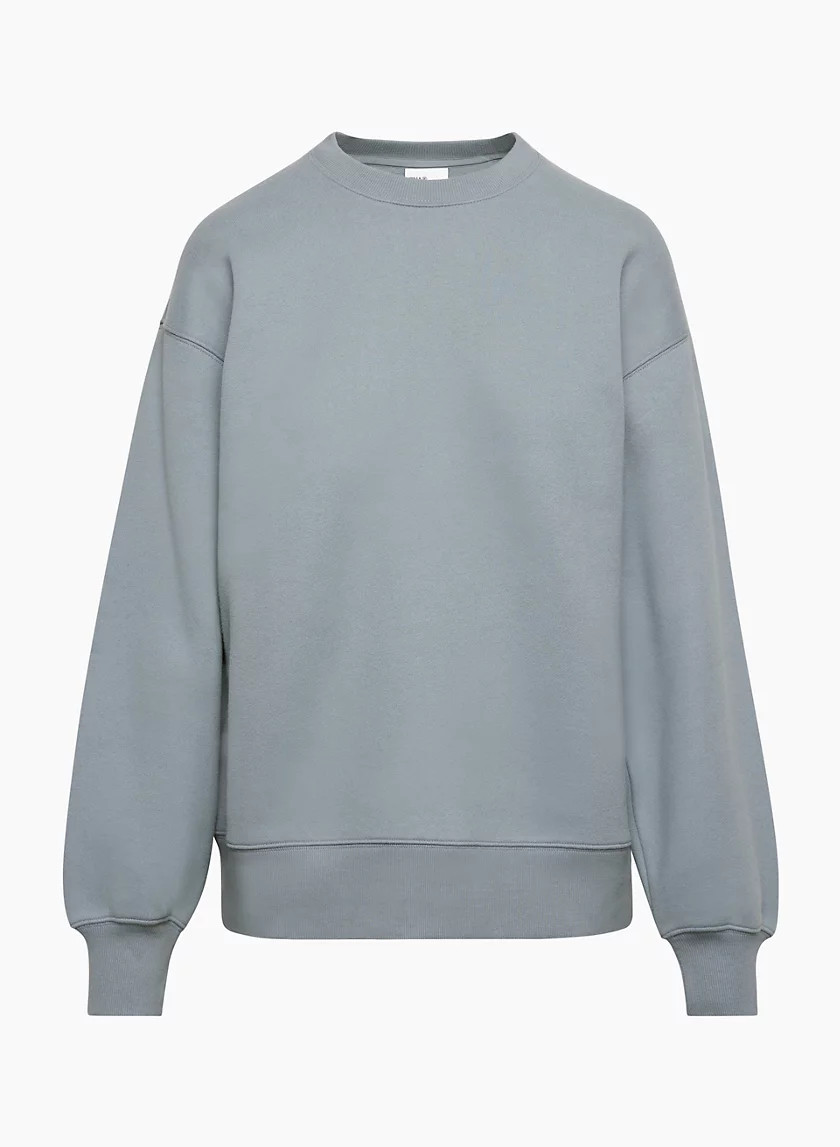 COZY FLEECE BOYFRIEND CREW SWEATSHIRT | Aritzia
