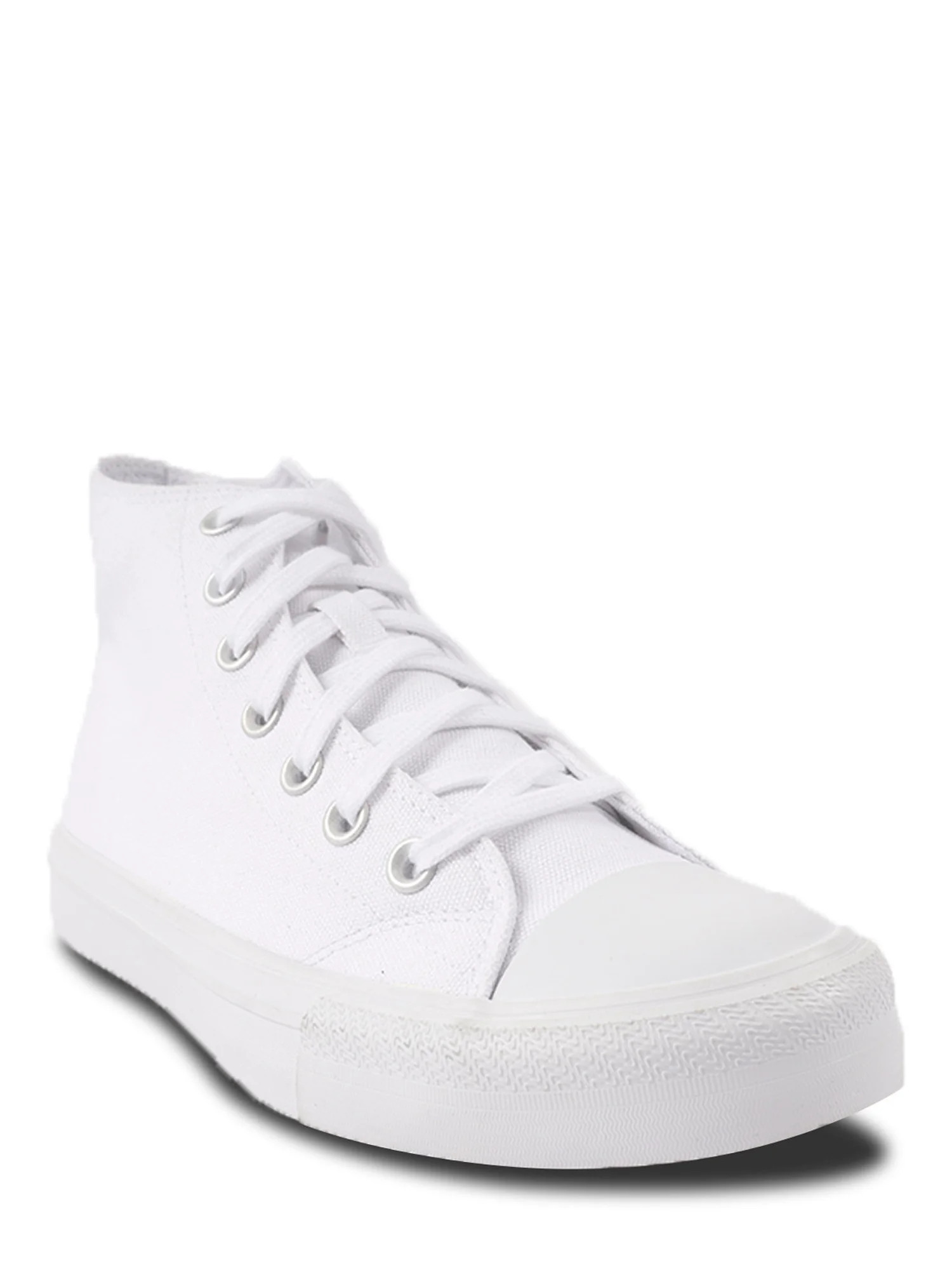 No Boundaries Women's High Top Canvas Casual Shoes (Wide Width Available) - Walmart.com | Walmart (US)