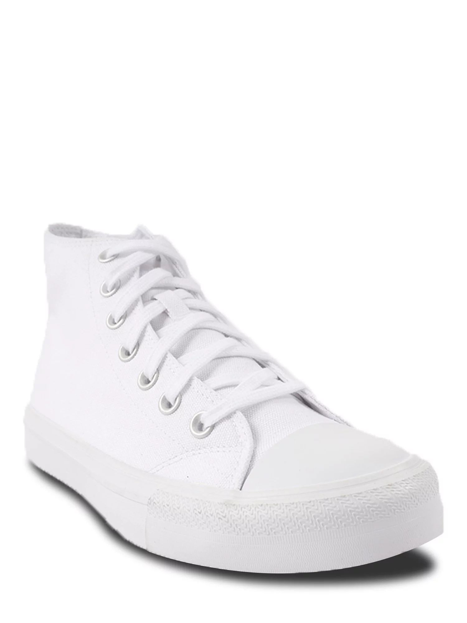 No Boundaries Women's High Top Canvas Casual Shoes (Wide Width Available) | Walmart (US)