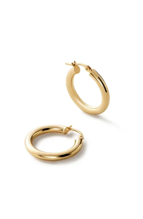 Ana Luisa Chunky Gold Hoop Earrings - Gold Classic Hoops Medium at Nordstrom | Nordstrom