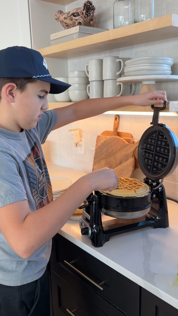 Weekend mornings call for lots of waffles, and this double waffle maker from…
