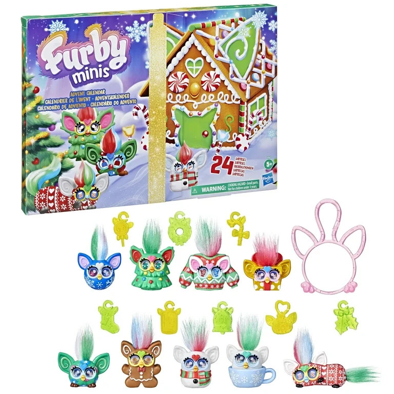 Furby Minis Advent Calendar Toy for Kids 6+ with 24 Days of Surprises | Walmart (US)