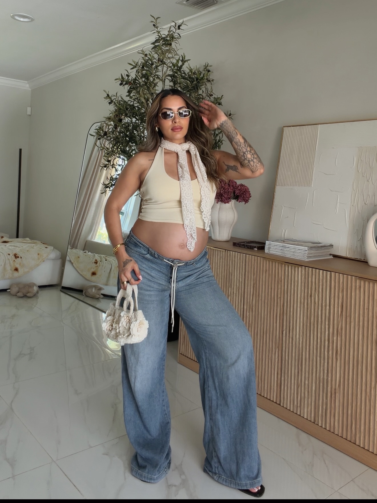 My favorite accessory yet 🤰🏻🎀

#LTKootd #LTKBump