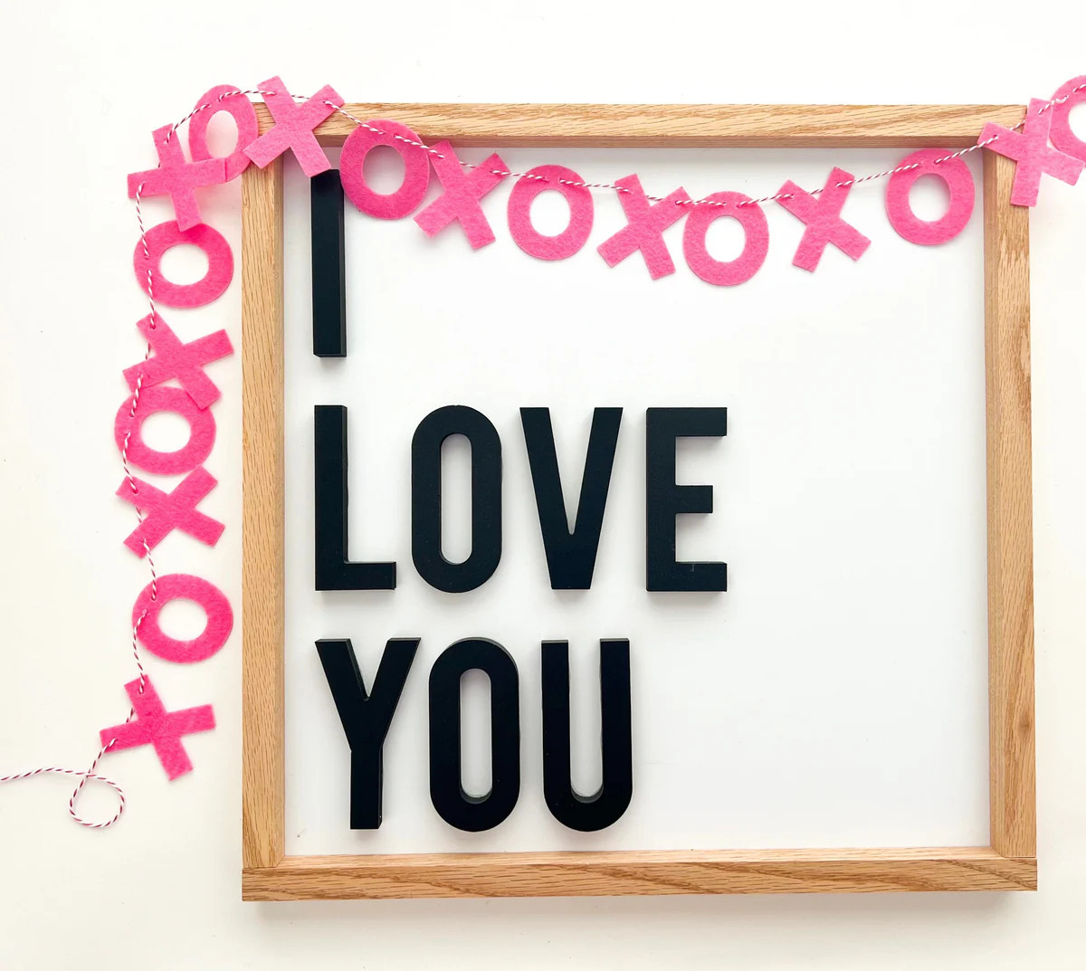 Mini " XOXO " Felt Garland - 5 Color Options | Pearl & Jane