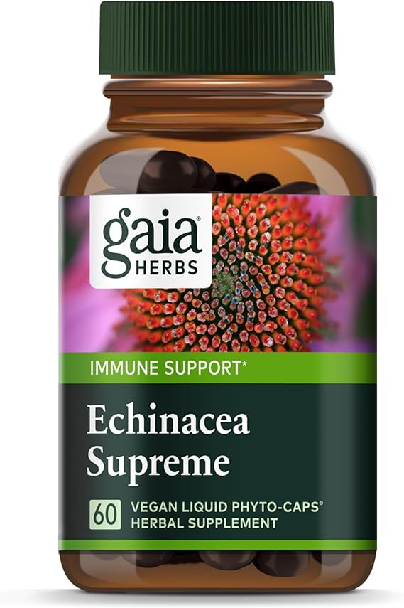 Gaia Herbs Echinacea Supreme - Immune Support Supplement - Echinacea Purpurea and Echinacea Angus... | Amazon (US)