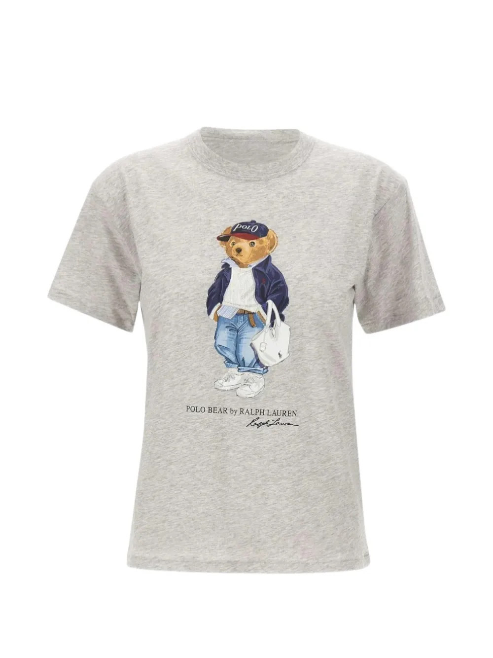 Polo Ralph Lauren Polo Bear cotton jersey T-shirt - Grey | Farfetch Global