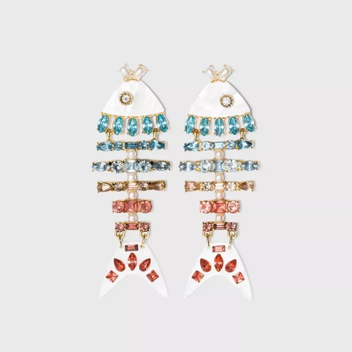 SUGARFIX by BaubleBar Colorful Fish Drop Earrings | Target