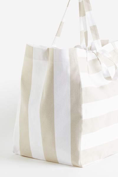 Cotton Canvas Beach bag | H&M (US)