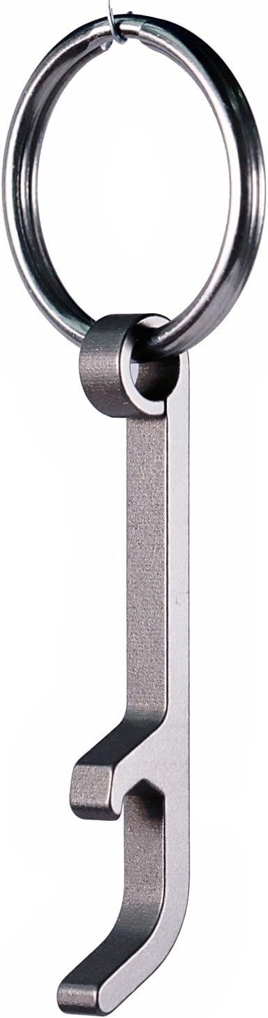 Xthel Titanium Keychain Beer Bottle Opener with Stainless Steel Key Rings（XKBO-901） | Amazon (US)