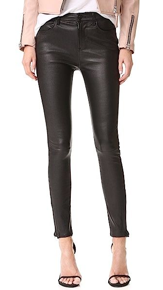 J Brand Maria High Rise Leather Pants | Shopbop