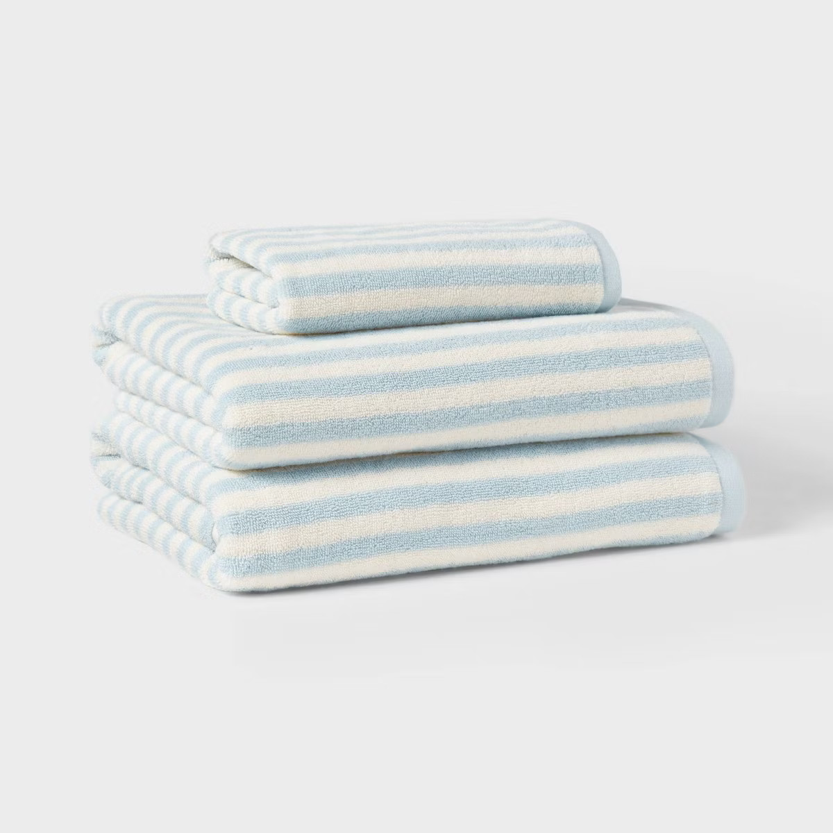Coastal Hand Towel Blue Striped - Threshold™ | Target