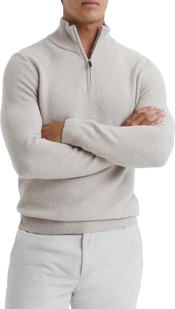 Tempo Quarter Zip Wool Blend Sweater | Nordstrom