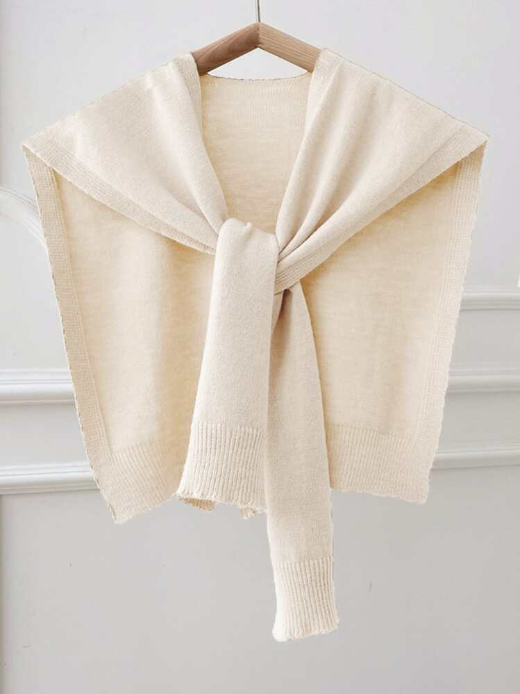 DAZY Poncho De Punto Informal Y De Negocios De Unicolor Para Mujer, Otoño | SHEIN
