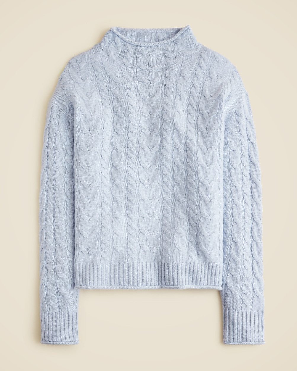 Cashmere cable-knit 2025 Rollneck™ sweater | J. Crew US