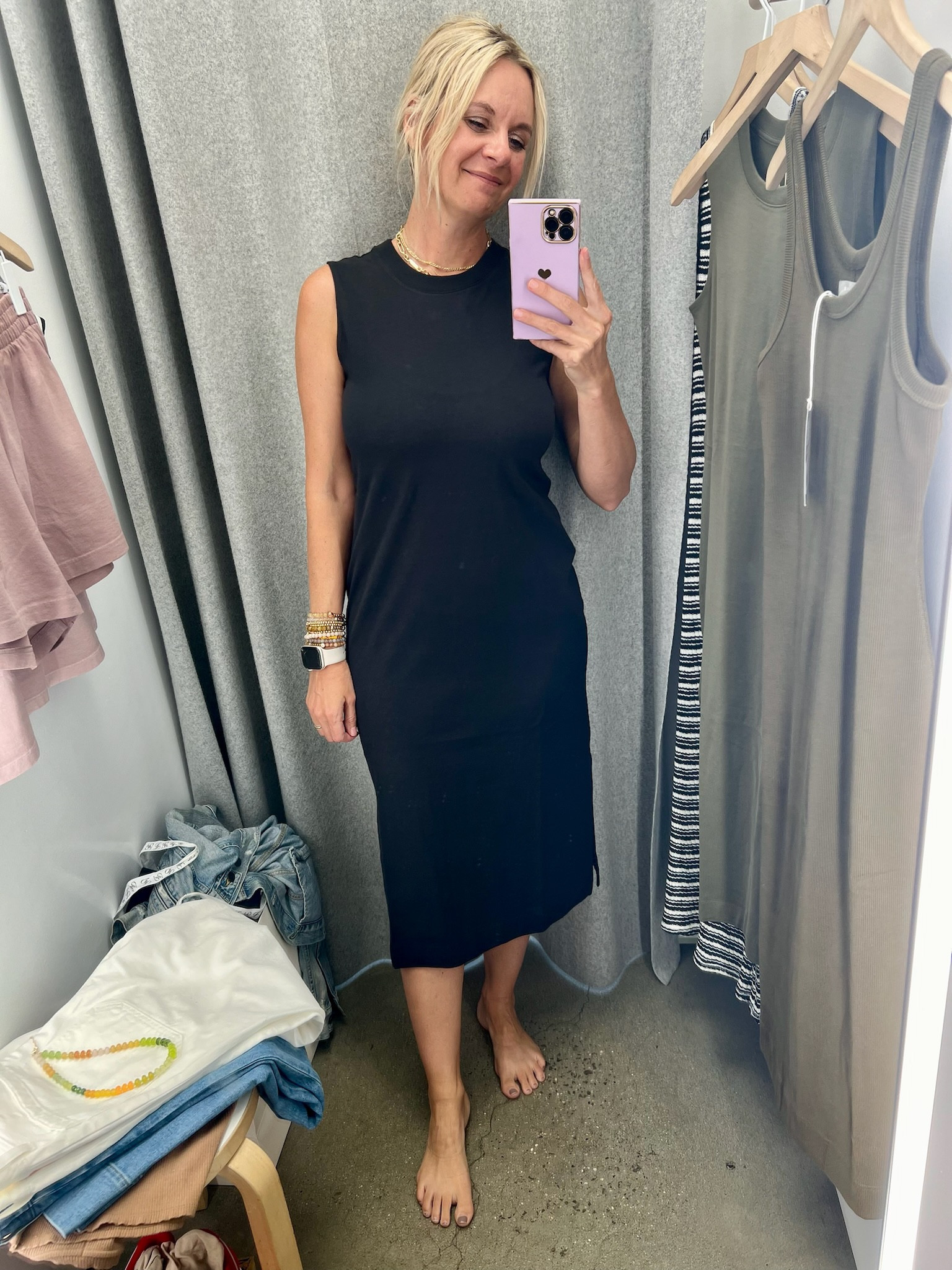 The best tank midi dress for summer via Everlane 🖤

#LTKStyleTip #LTKFindsUnder100 #LTKSeasonal