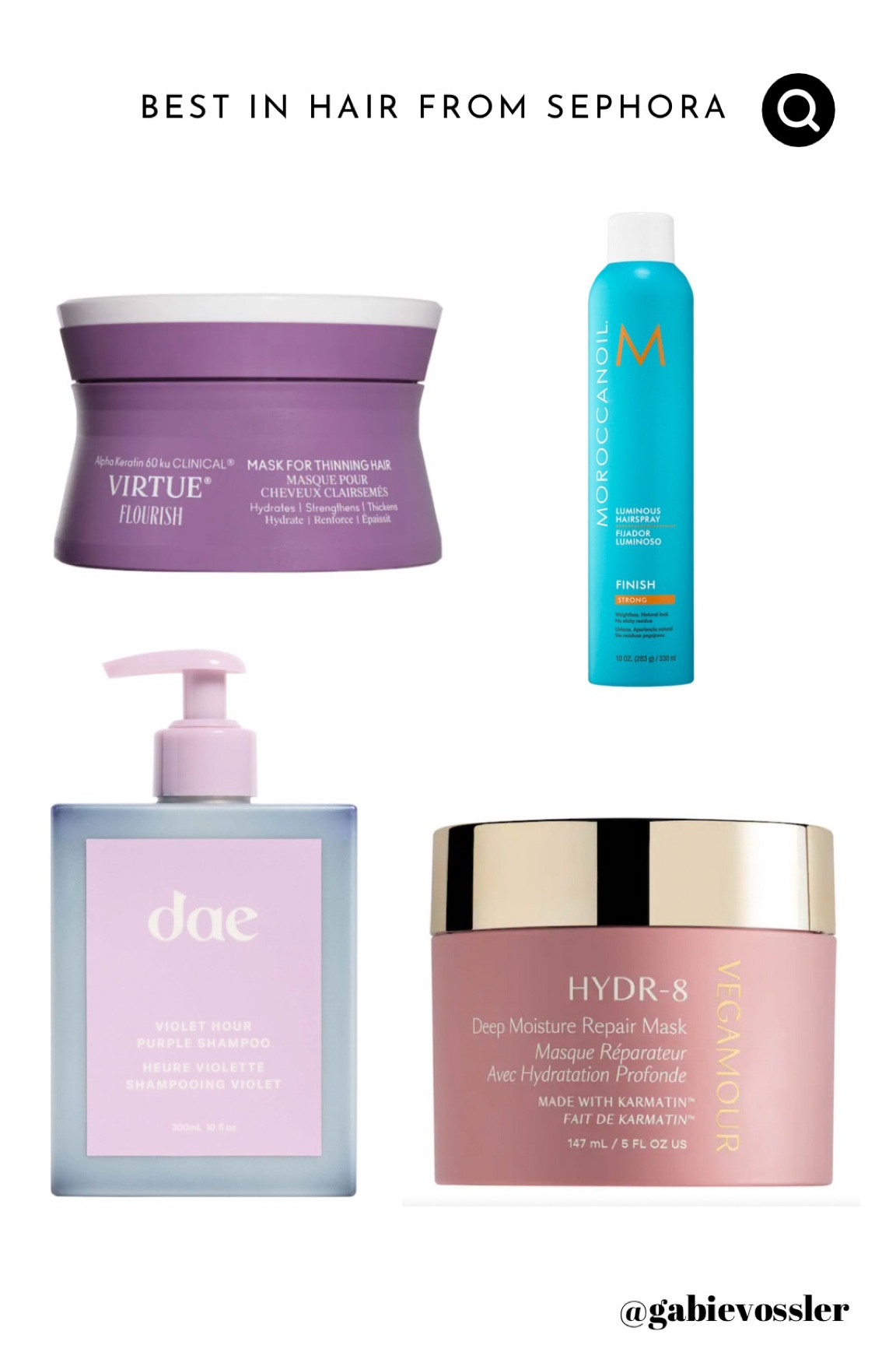 Best in hair care from Sephora #sephora #sephorasale #haircare #vegamour #hairspray #springstyle 

#LTKbeauty #LTKFind #LTKunder100