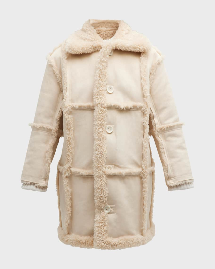 Samira Faux Shearling Oversize Coat | Neiman Marcus