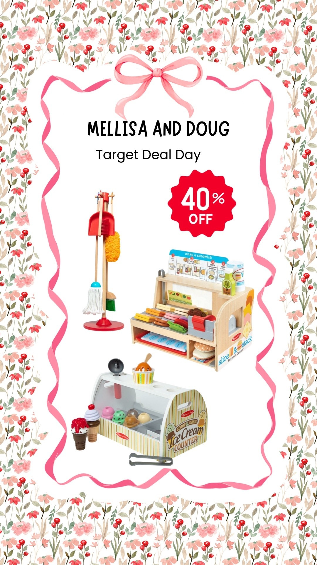 We love Melissa and Doug toys in our house and these deals are insane! 

#LTKmomlife